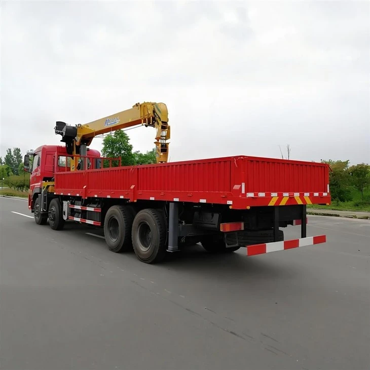 Dongfeng Straight Boom Lift 16 Ton Telescopic Boom Truck Mounted Lorry Truck Crane